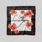 Pace della natura Scarf - black & red