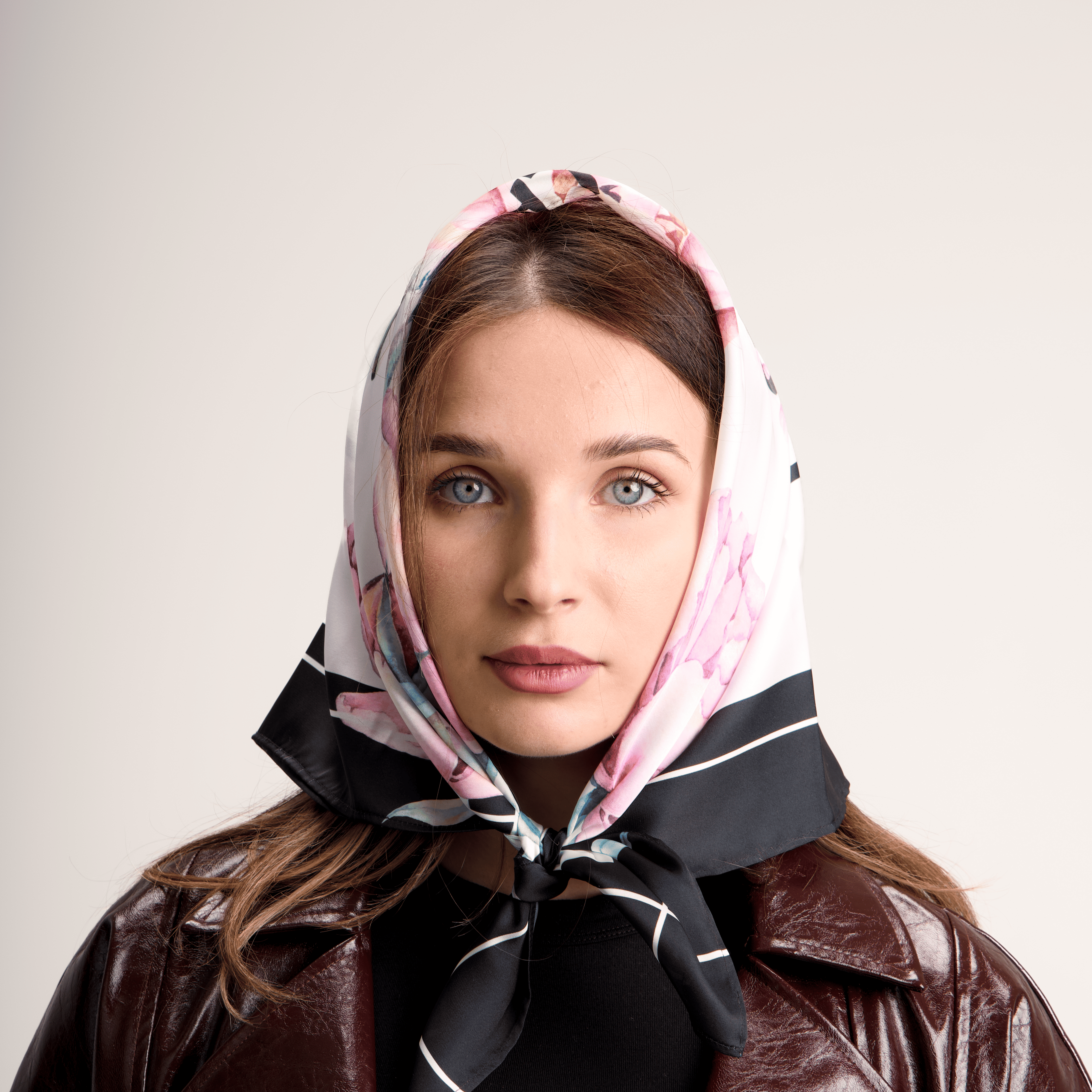 Pace della natura Scarf - black&pink