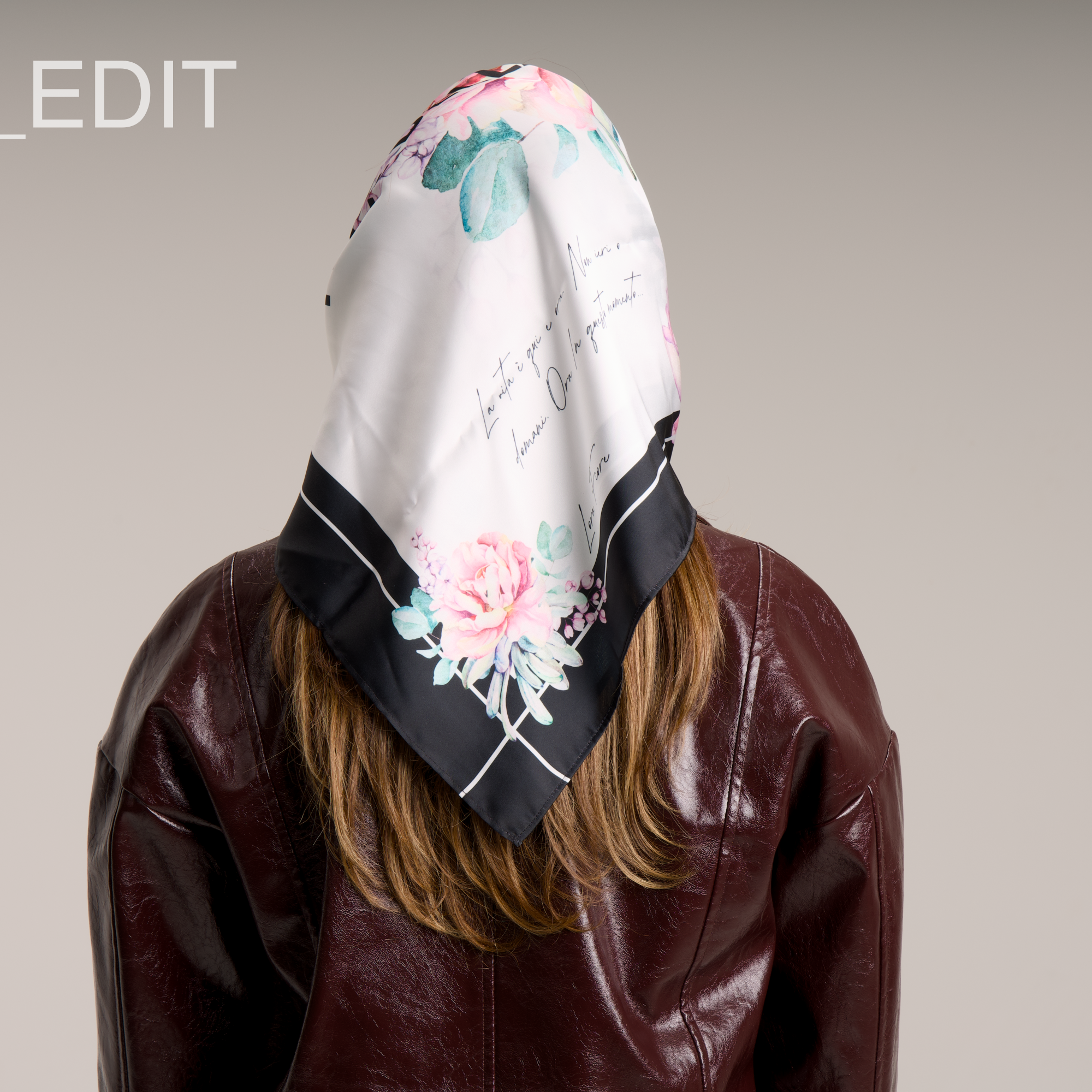 Pace della natura black Scarf