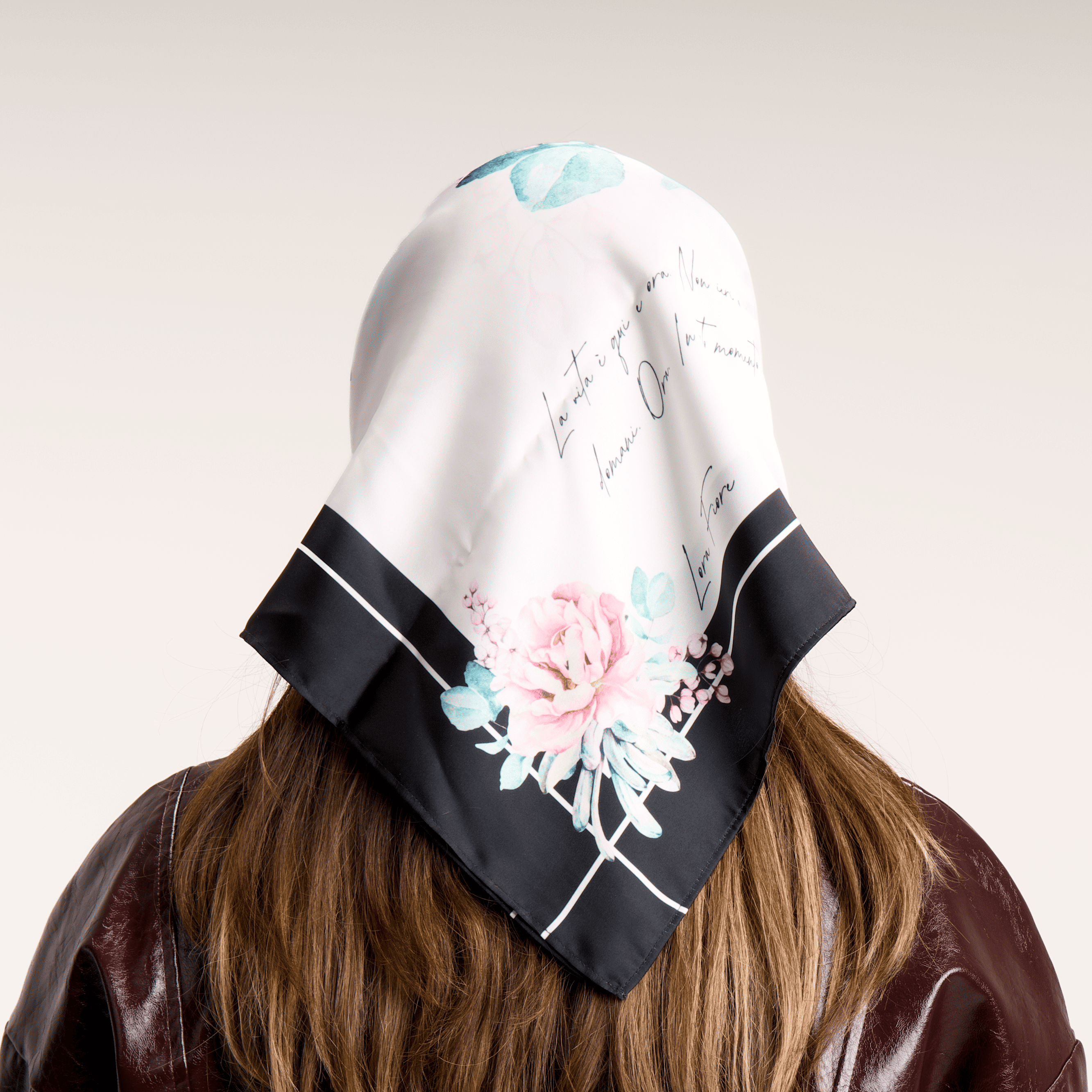 Pace della natura Scarf - black&pink