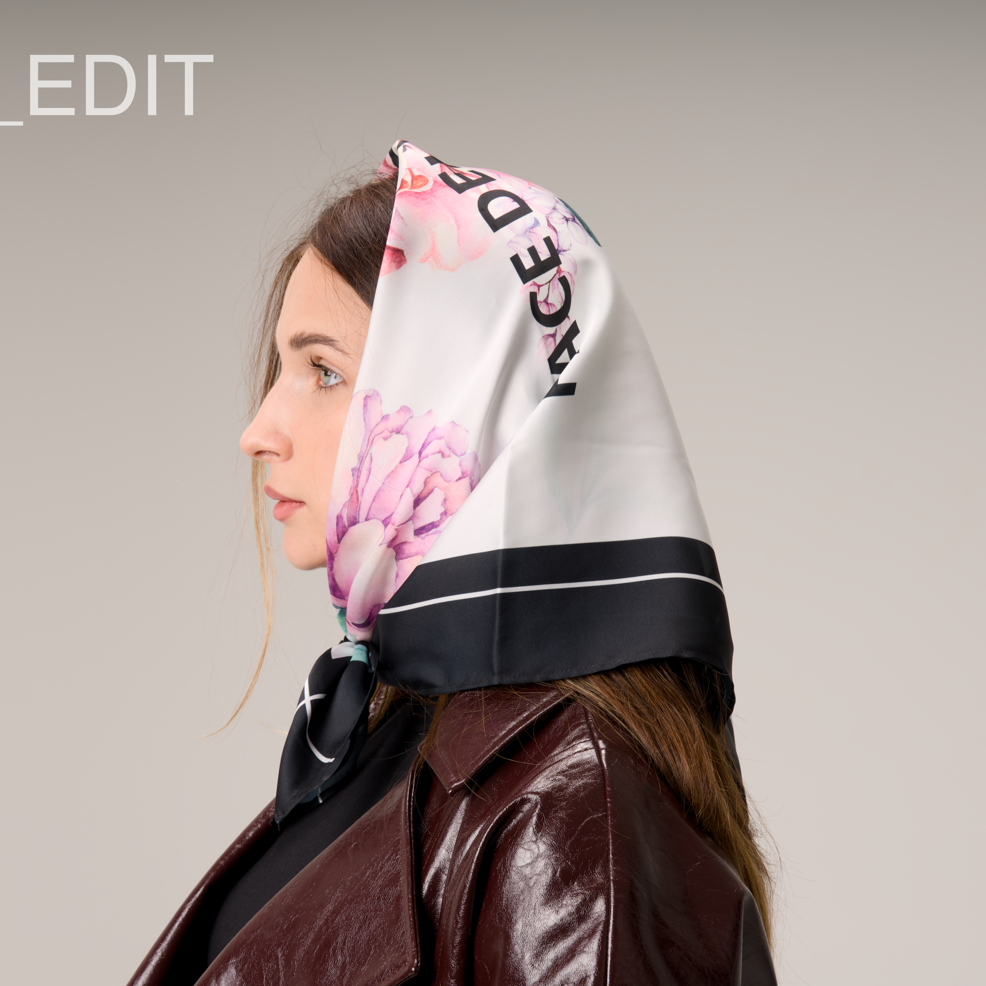 Pace della natura black Scarf