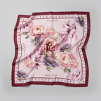 Printed floral pink Scarf